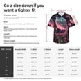 thumbnail image 5 of Susaid Bird 1 Print Short Sleeve Shirts Button Down Casual Shirts Summer Beach Aloha Button Down Short Sleeve for Men ,Medium, 5 of 7