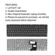 thumbnail image 5 of Methold Reemplazo de teclado Equipo de pieza Dispositivo de entrada profesional Reemplazo de teclado para Pavilion G7-2000 G7-2100 G7-2040sl Cuadernos de escritura y cuadernos de bocetos, 5 of 6