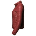 thumbnail image 4 of FashionOutfit Women's Lightweight Solid Basic Outdoor Sports Quilted Puffer Jacket, 4 of 6