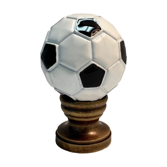 Home Concept Inc Alloy Soccer Ball Lamp Finial