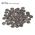 thumbnail image 3 of Alphabet A-Z Enamel Letter Charm Jewelry Charm Enamel Initial Charm Silver Black Pendant Charm, 52 Pack, 3 of 6