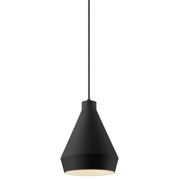 Sonneman 2750 Koma Taisho 9" Wide 1 Light Mini Pendant - Black