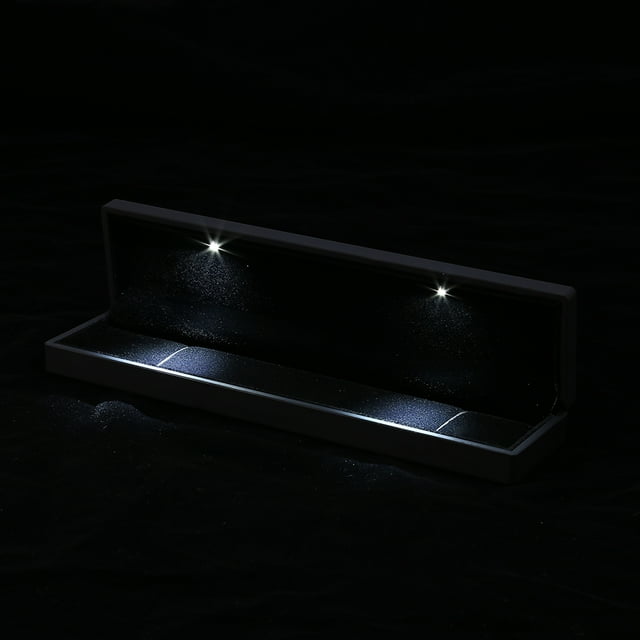 Garosa 4Types LED Lighted Ring/Pendant/Bracelet/Necklace Jewelry Display Case Gift Storage Box , Pendant Box,Jewelry Box