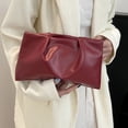 thumbnail image 6 of Elegant Wrinkled Textured Evening Purse Soft Wedding and Prom Bag Lightweight Structure Handbag Compact Storage, 6 of 9