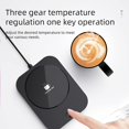 thumbnail image 2 of Cup Heater, Coaster, Electric Coffee Cup Warmer, Cup Warmer, Pad with Electric Heating Plate, Touch Switch, 5-Step Temperature Control, 45° to 140°C, Cup Warmer for Office and Home, 2 of 5