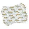 thumbnail image 1 of Ambesonne Colorful Place Mats Set of 4, Wild Chameleon Lizard, Standard Size, Multicolor, 1 of 6