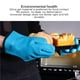 thumbnail image 2 of Inteprter Guante de silicona Calor para horno Guantes aislantes Barbacoa Anti-escaldado Cobertura completa Hornear para el hogar Restaurante de Cocina y Comedor Azul, 2 of 6