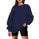 thumbnail image 1 of Puntoco moda mujer manga larga cuello redondo sudadera suelta blusa sólida tops Puntoco Puntoco-4461, 1 of 6