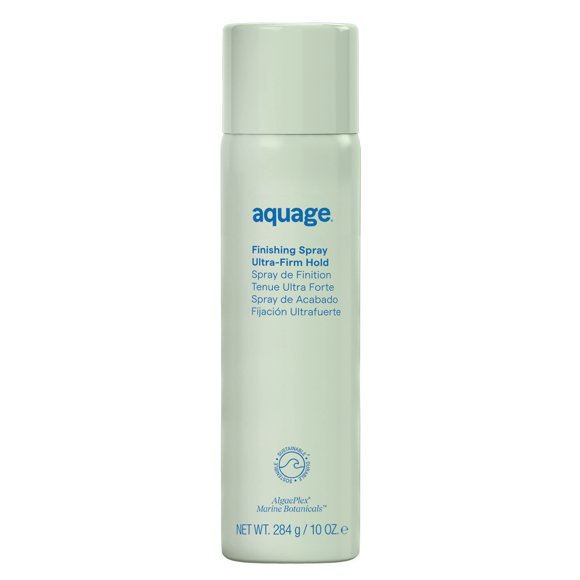 ACUAGE. Spray de acabado Laca para el cabello de fijación firme brinda resistencia a la humedad y retención duradera del estilo con brillo máximo BAJO VOC 10 oz