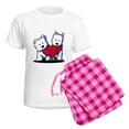 thumbnail image 5 of CafePress - Heartfelt Westies Women's Light Pajamas - Women's Short Sleeve Print T-Shirt and Pants Light Cotton Pajama Set, 5 of 7