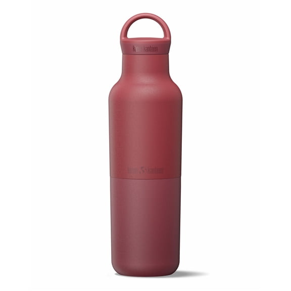 Klean Kanteen 20oz Rise Classic Insulated Water Bottle with Arch Loop Cap - Garnet