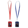 thumbnail image 1 of Titular de Insignia con Cordón Sunnimix 2 Piezas Cartera de Cuero PU con Cremallera, 1 of 8