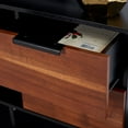 thumbnail image 4 of SAFAVIEH Vance 1 Door 2 Drawer 2 Shelf Media Stand, Brown/Black (54 in. W x 15.4 in. D x 24 in. H), 4 of 16