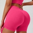 thumbnail image 7 of HCNTES Women Swim Shorts High Waisted Swimsuit Shorts Tummy Control Bathing Suit Bottom Plus Size Boyshorts(Hot Pink,M), 7 of 7