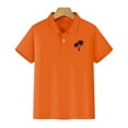 thumbnail image 5 of XQYLOS Tween Boys Girls Aestheti𝐜 Lapel Neck Shirt Short Sleeve Cross Print Tennis School 𝐔niform Collared Tops, 5 of 8