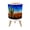 Color 4, variant on Small Trash Can with Lid Blue Fish Elegant Wave Japanese 1.8 Gallon Dog Proof Trash Can Round Garbage Can Waste Bin Wastebasket for Bathroom Bedroom Living Room