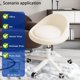 thumbnail image 3 of Taburete con ruedas Timbertouch, ergonómico, giratorio y regulable en altura, 3 of 7