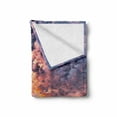thumbnail image 2 of Clouds Soft Flannel Fleece Throw Blanket, Reflection Pink Colored Clouds in Water Mirroring Scenic Weather Activity Picture, Cozy Plush for Indoor and Outdoor Use, 60" x 80", Blue, by Ambesonne, 2 of 6