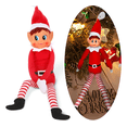 thumbnail image 1 of Muñecas Elfo De Navidad De Ajustables Decoracion De Navideña Xtellar rojo, 1 of 4