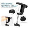 thumbnail image 2 of Microphone Arm, Microphone Stand Desktop Stand, Adjustable Suspension Boom Arm for Podcast Game Rec, 2 of 5