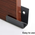 thumbnail image 3 of 4x Stainless Steel Flat Hooks Hanger Tile Billboard Display Board Holder, 3 of 5