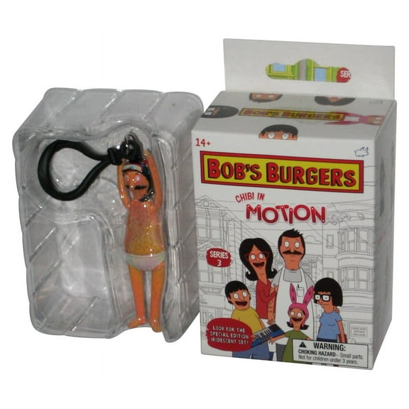 Bob's Burgers Chibi In Motion Metallic Variant Scuba Bob Figure Keychain