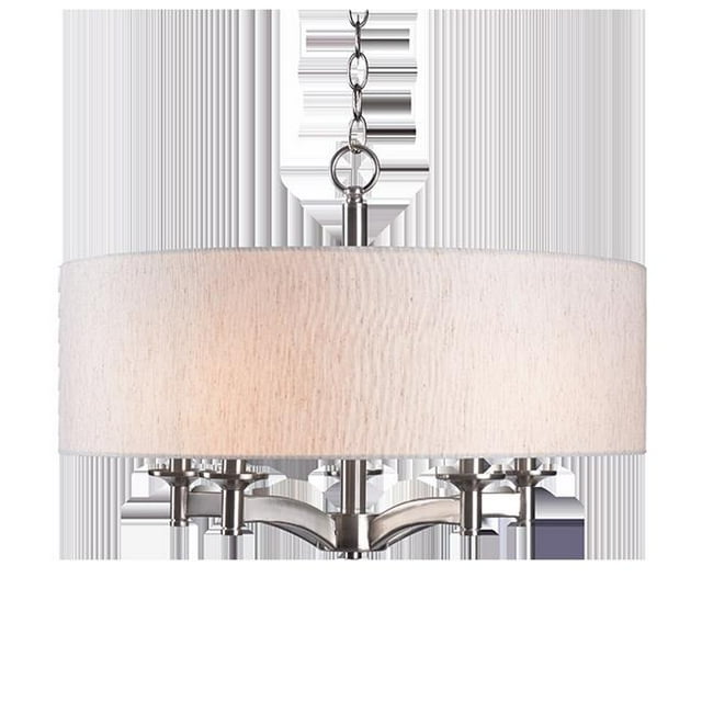 Kenroy Home 93637BS Rutherford 5 Light Pendant, Brushed Steel