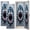 Color 4, variant on 3D 2 Pcs School Locker Magnetic Wallpaper for Boys 12" x 36" Realistic Tiger Emerging Cracked Wall Reusable Removable Locker Accessories Back to School Supplies
