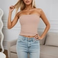thumbnail image 2 of Tank Tops for Women,Stretchy Tube Top Camisole with Removable Padding for Versatile Layering and Stylish Outerwear,Camisole Tops for Women,Rose Gold,XL, 2 of 6