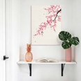 thumbnail image 4 of Canvas Wall Art Cherry Blossoms Canvas Art Print Watercolor Pink Floral Pictures Wall Decor for Living Room Bedroom Artwork Decorations Stretched Framed Ready to Hang 22"x28", 4 of 9