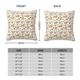 thumbnail image 2 of Pofeuu Squirrel And Mushroom Print Double-sided plush pillowcase Square Throw Pillow Covers Pillows Cover for Living Room Bedroom Sofa Couch Cushion Cover（No pillow core）-24"x24", 2 of 7