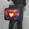 thumbnail image 6 of ZICANCN Laptop Case 15.6 inch, Love Multicolor Heart Illustration Work Shoulder Messenger Business Bag for Women and Men, 6 of 9