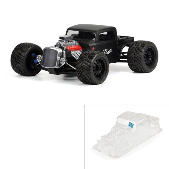 Pro-Line Racing Rat Rod Clear Body Revo 3.3 ERevo Summit PRO341000 Car/Truck Bodies wings & Decals