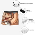 thumbnail image 3 of Yiaed Dinosaur Baking Delight Print Men's Soft Cotton Boxer Shorts Breathable Boxers Underwear Moisture-Wicking Underwear Stretch Boxer Briefs for Man-X-Large, 3 of 5