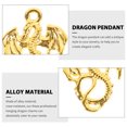 thumbnail image 4 of 100 Uds. De dijes de Metal de dragón, colgante de dragón, collar, colgante, collar DIY, regalo de joyería, 4 of 5