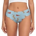 thumbnail image 1 of Balery Dachshund Dog Ropa Interior de Algodón para Mujer con Dibujo – Braguitas Cómodas y Elásticas, Estilo Clásico-Medium, 1 of 6