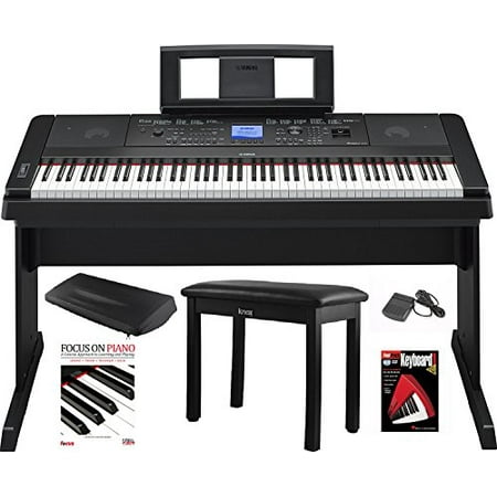 Yamaha DGX-660 88 Key Grand Digital Piano with Knox Piano Bench,Pedal,Dust Cover and (Best Yamaha Grand Piano)