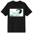 thumbnail image 4 of My Hero Academia Quirkless Anime Character Mens Black Graphic Tee-4XL, 4 of 6