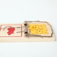 thumbnail image 4 of Lote de 2 Ratoneras Tipo matamoscas Madera pequeña, 4 of 5