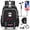 Color1, variant on Teen Kuro_mi Laptop Backpack with USB Charging Port-Waterproof Travel Knapsack Large Canvas Schoolbag for Student