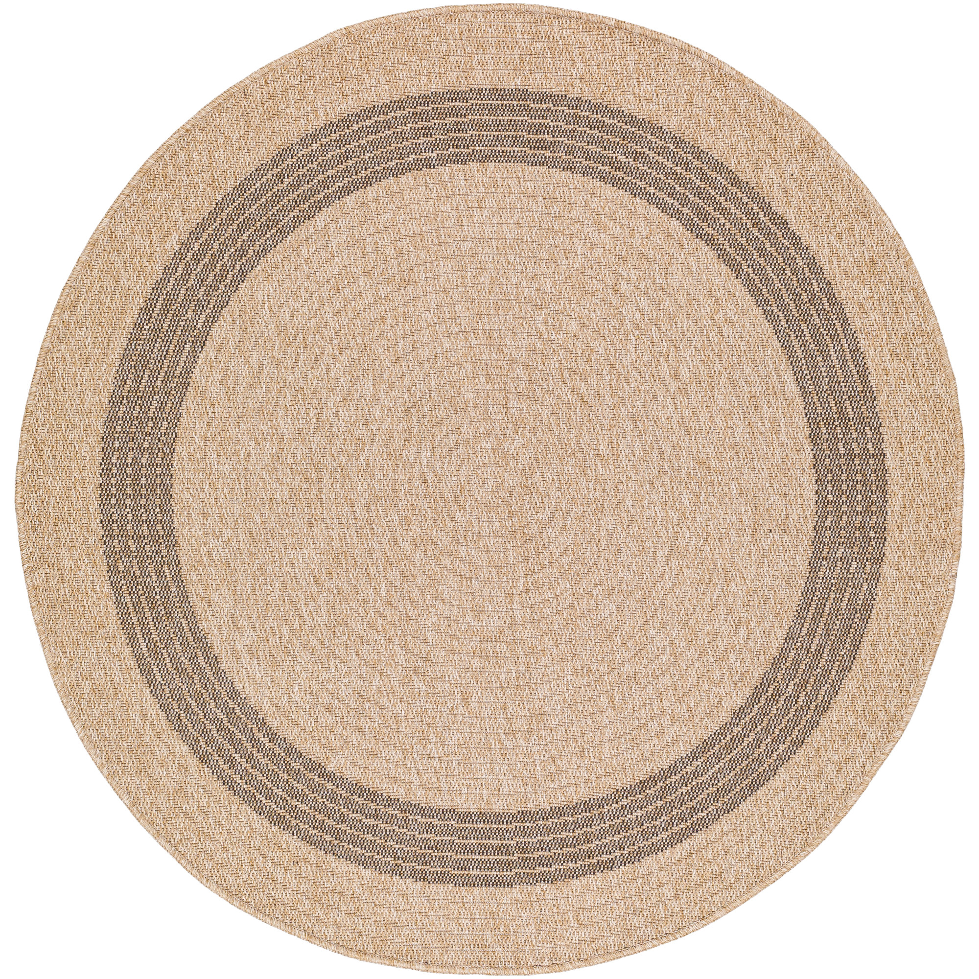 Artistic Weavers Encore Outdoor Area Rug, 7'8" x 7'8", Tan/Charocal