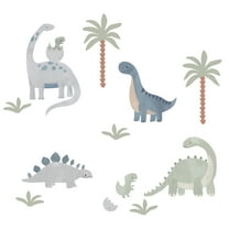 Lambs & Ivy Dino-Might Watercolor Dinosaur Theme Wall Decals/Stickers