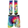 thumbnail image 3 of Rick  and  Morty Tie-Dye Burst Aero Boxer Briefs Underwear  and  Crew Sock Set-XLarge (40-42), 3 of 5