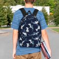 thumbnail image 4 of Easygdp Cute Shark Mochila Ligera de 15 Pulgadas para Estudiantes, Mochila Cómoda para la Escuela y Viajes, Correas Ajustables, 4 of 6