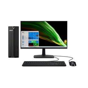 Acer Aspire Desktop with 23.8" Monitor, 10th Gen Intel Core i3-10105 4-Core Processor, Intel UHD Graphics 6308GB DDR4, 256GB NVMe M.2 SSD, Black, Windows 10 Home, XC-1660G-UW94