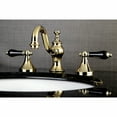 thumbnail image 3 of Kingston Brass KC7162PKL 8 in. Widespread Bathroom Faucet, Polished Brass, 3 of 4