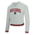 thumbnail image 2 of Women's Concepts Sport Gray/Garnet South Carolina Gamecocks Whitley Long Sleeve Hoodie Top & Shorts Set, 2 of 5