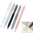 thumbnail image 2 of 5 Pcs Neutral Pen Aesthetic Gel Pen Stationery Pen 0.5mm Writing Pen Black Inks Pen Pen Journaling Pen Pressing Pen, 2 of 9