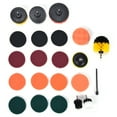 thumbnail image 4 of Drill Brush Attachment 22PCS Drill Brush Attachment Scrub Pads Sponge Scrubber Brush Cleaning for Wall Floor Dust Removal, 4 of 8