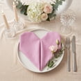 thumbnail image 3 of Pack of 12 Cloth Napkins - Cotton, Washable, Reusable for Dining Table, Restaurant, Weddings, Events, and Parties Purple 13x13inch, 3 of 6